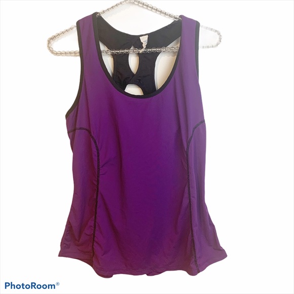 Actra Tops - Actra l Women’s Purple Athletic Workout Top
